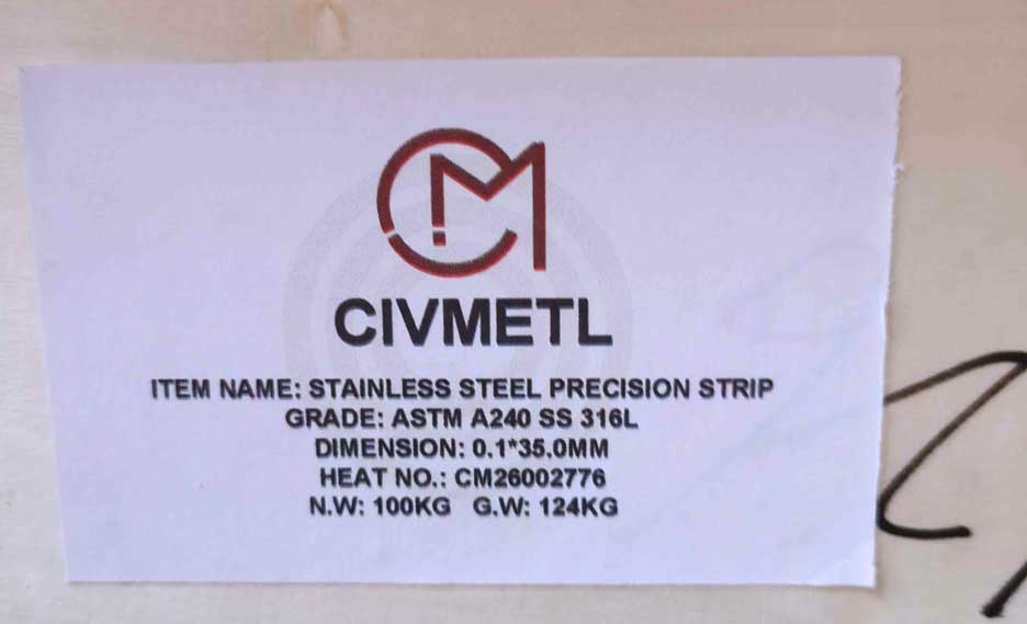 Stainless Steel Precision Strip Exported from HEXION STEEL in 2026 (I)